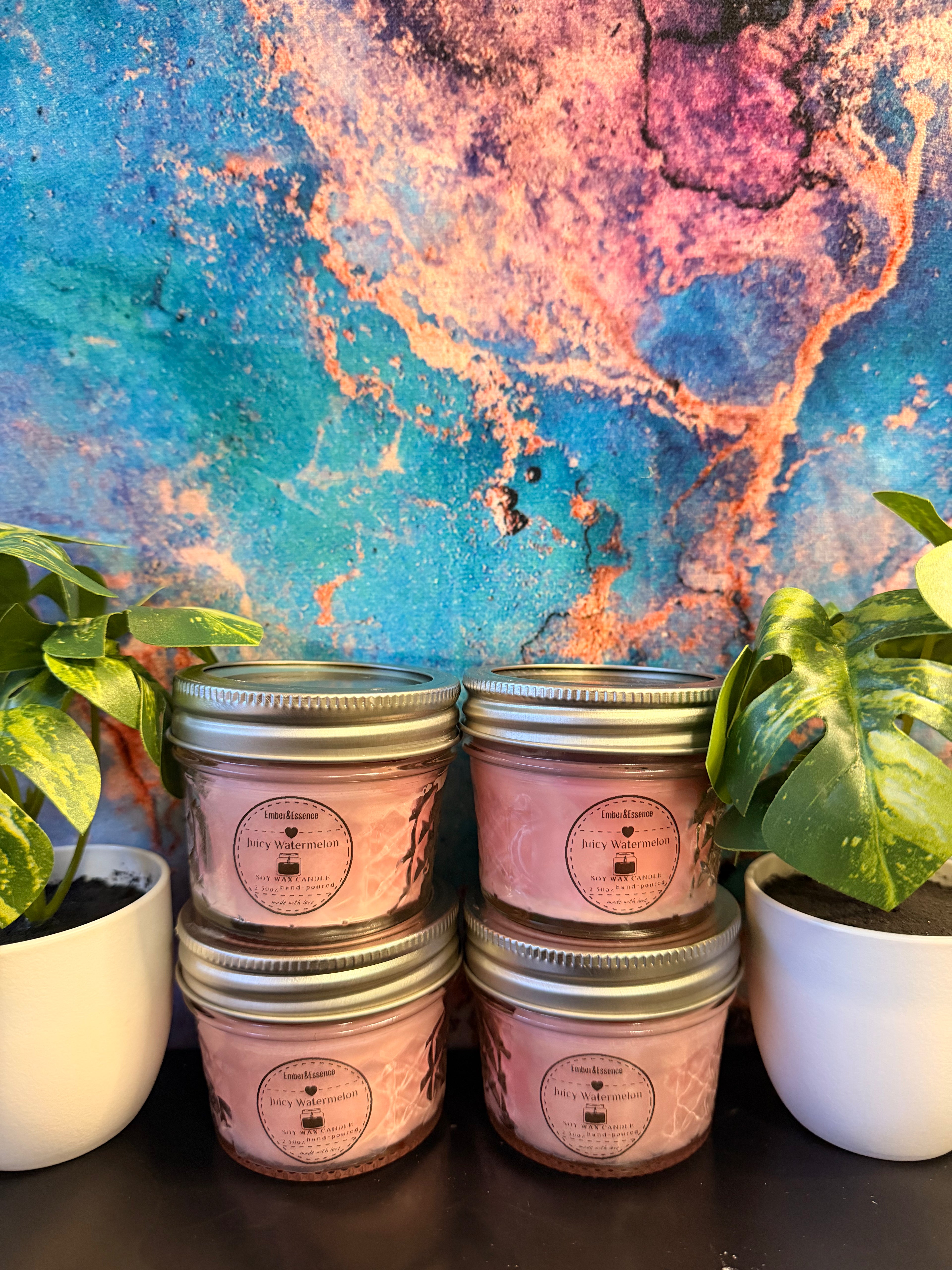 Juicy Watermelon Handmade Candle